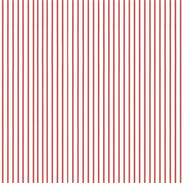 Seamless fine red pinstripe pattern featuring closely spaced vertical lines on white background creating clean and classic look