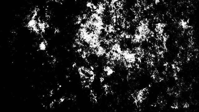 Grungy Black And White Textured Background With White Speckles