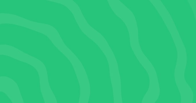 Animation water ripple green wave abstract 4k repeat unique