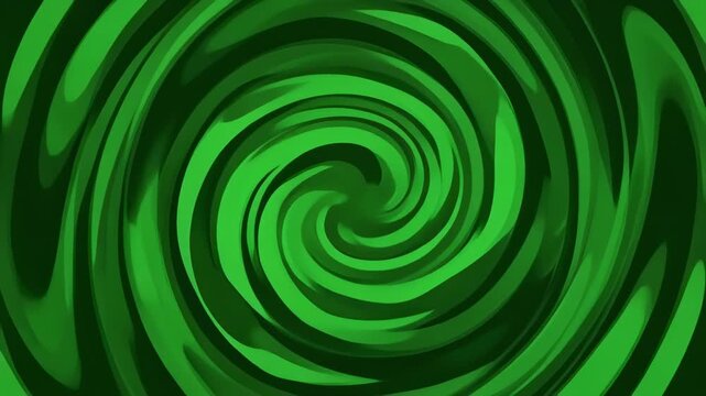 Abstract green vortex pattern with cinematic motion and subtle lighting transitions for dynamic backgrounds