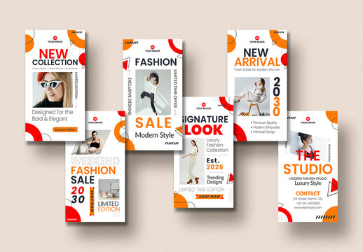 Fashion Social Media Story Layout