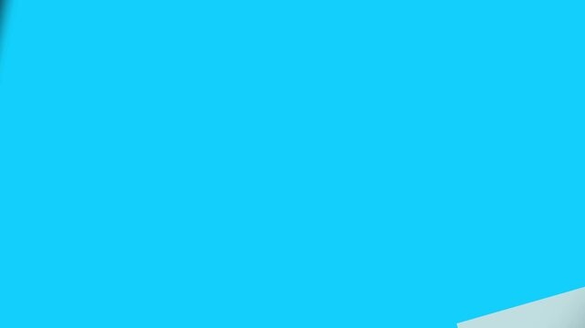 Animated turning paper pages for video transitions