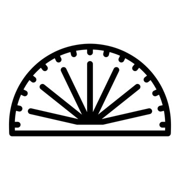 protractor line icon