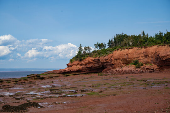 Low Tide at Burntcoat Head Park, Bay of Fundy, Nova Scotia