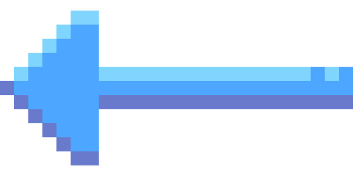arrow pointer pixel symbols