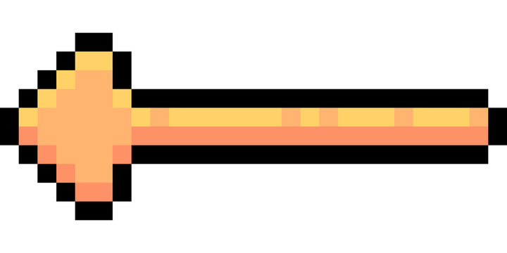 arrow pointer pixel symbols