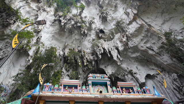 Batu Caves Temple Complex in Malaysia Landscape
