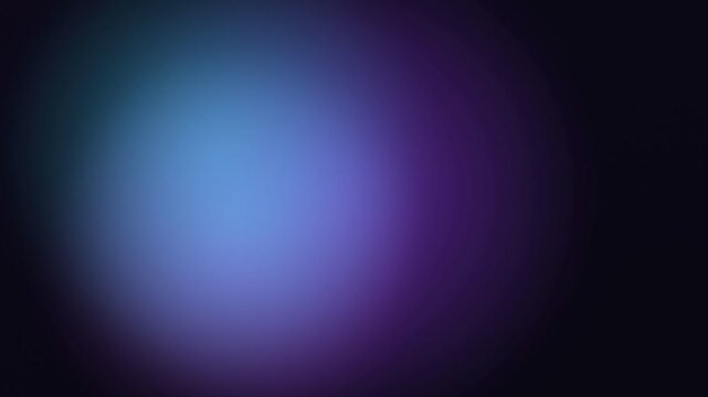 Abstract blue and purple gradient background, soft neon light leak video, ethereal glowing motion graphic for cinematic overlays