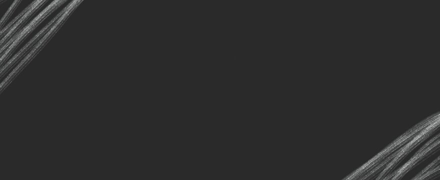 Dark Charcoal Background with white Brush Strokes and Copy Space