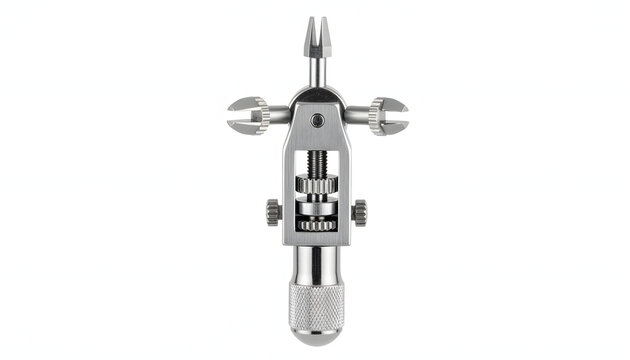 Professional watchmaker case opener tool for back case removal.