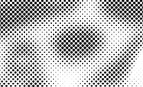 Abstract monochrome background featuring a soft blurred halftone dot pattern with subtle grayscale gradients for modern minimalist design
