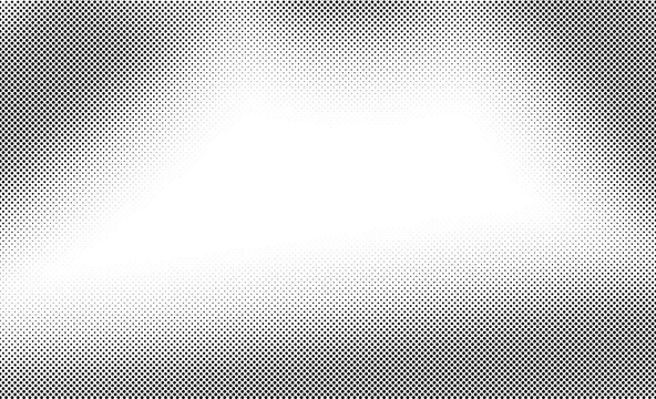 Modern silver gray halftone gradient pattern with digital dot texture for professional minimalist graphic design background concept

