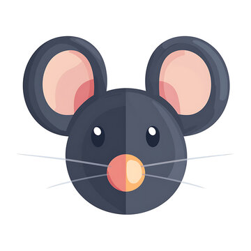 Creative mouse icon pack with clean outline and solid styles on white background