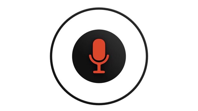 Voice Message Waveform Black