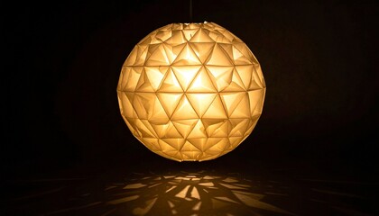 Fototapeta premium “Lamp of Geometric Glow”