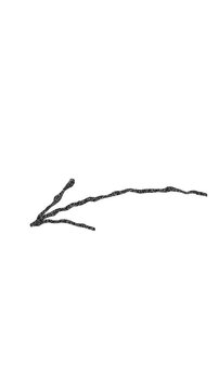 hand drawn red left arrow brush painted sketch doodle animation, red mark highlight arrowhead direction animation. Hand Drawn Doodle Arrows Set Animated.