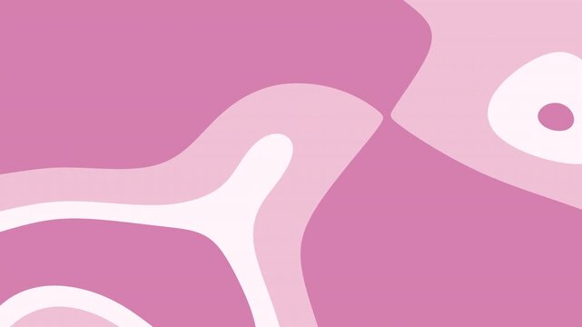 Soft pink layered organic blob shapes moving in a seamless loop. Perfect for feminine branding, beauty content, social media, modern backgrounds, intros, and overlays.