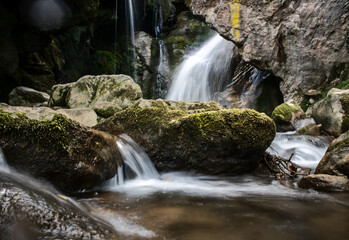 waterfall in the forest © Giorgos