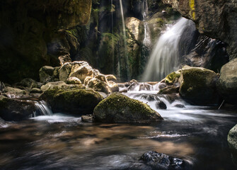 waterfall in the forest © Giorgos