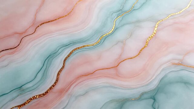 Marble texture with gold veins