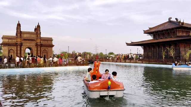 Tawi Wonderland Jammu Featuring Miniature Landmark Replicas, Recycled Scrap Art and Boating Water Park Showcasing Heritage, Sustainability and Tourism Attractions