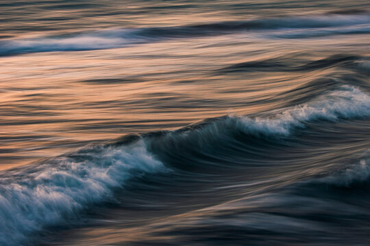 waves on the beach