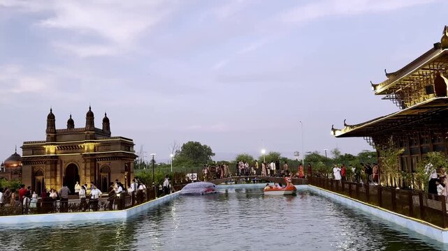 Tawi Wonderland Jammu Featuring Miniature Landmark Replicas, Recycled Scrap Art and Boating Water Park Showcasing Heritage, Sustainability and Tourism Attractions
