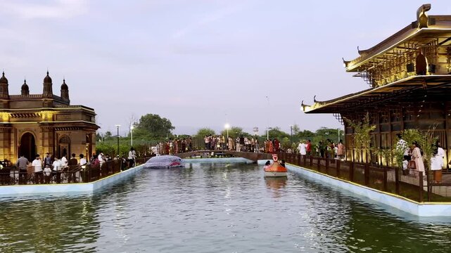 Tawi Wonderland Jammu Featuring Miniature Landmark Replicas, Recycled Scrap Art and Boating Water Park Showcasing Heritage, Sustainability and Tourism Attractions