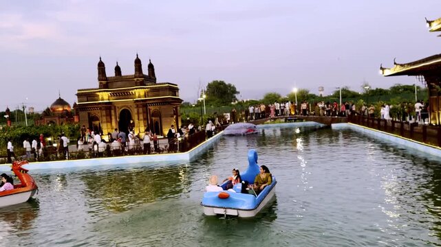 Tawi Wonderland Jammu Featuring Miniature Landmark Replicas, Recycled Scrap Art and Boating Water Park Showcasing Heritage, Sustainability and Tourism Attractions
