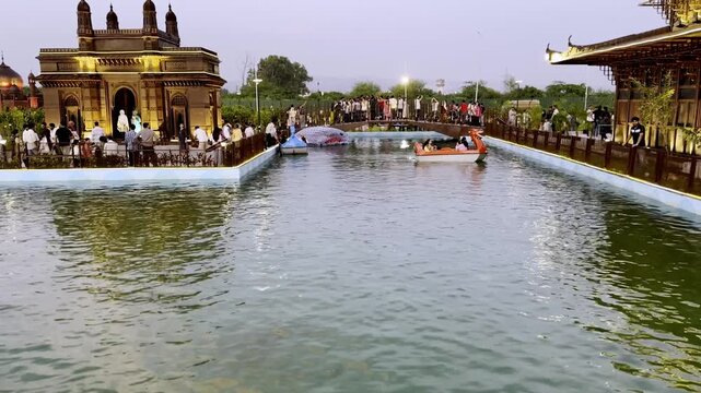 Tawi Wonderland Jammu Featuring Miniature Landmark Replicas, Recycled Scrap Art and Boating Water Park Showcasing Heritage, Sustainability and Tourism Attractions