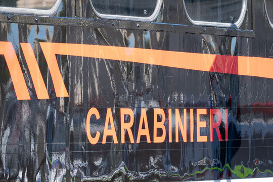 Carabinieri Italian Police Vehicle Lettering Detail