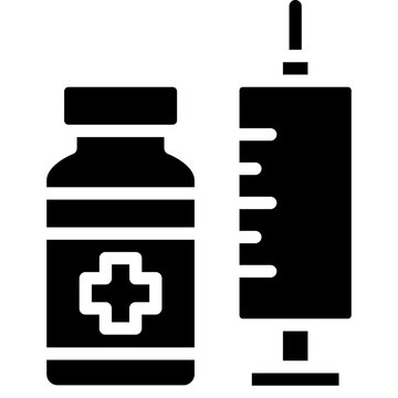 Get vaccinated solid icon. for presentation, graphic design, mobile application, web design or infographics.