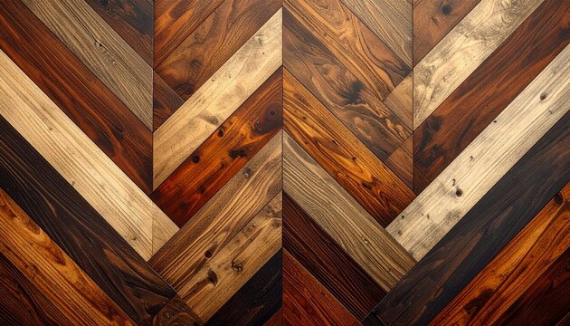 Seamless Natural Wood Texture Background with Brown Wooden Planks, Timber Grain, Rustic Hardwood Surface and Vintage Parquet Pattern
