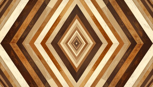 Seamless Natural Wood Texture Background with Brown Wooden Planks, Timber Grain, Rustic Hardwood Surface and Vintage Parquet Pattern