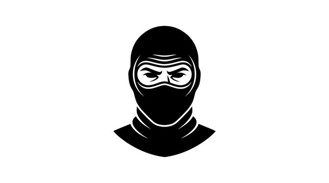 Ninja Head Vector Illustration
