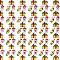 Fototapeta premium Sampul kado tema Christmas 