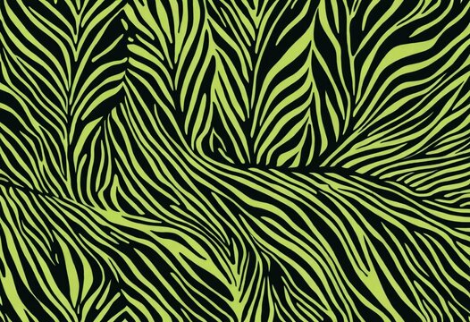 Vibrant Abstract Zebra Stripe Pattern Background - Modern Animal Texture Design