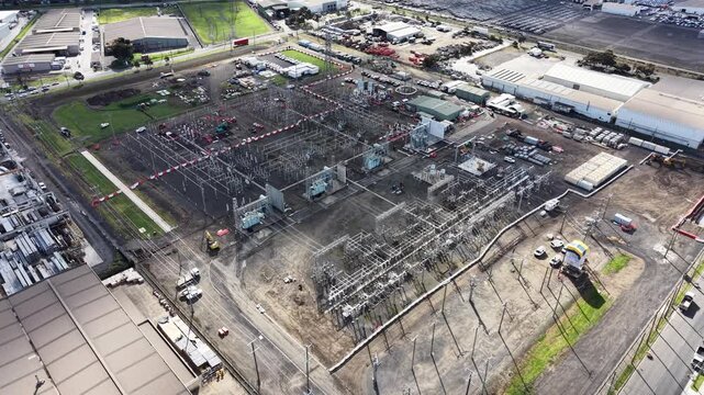 Electrical power station generating sustainable energy from above