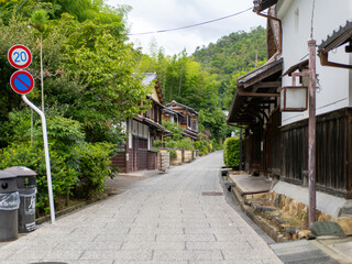 Fototapeta premium 京都 嵯峨鳥居本伝統的建造物群保存地区の風景