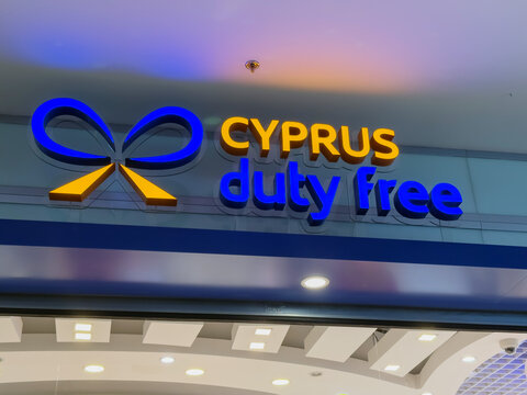 Larnaca, Cyprus, March 14, 2026 , Larnaca Airport Terminal Exterior  