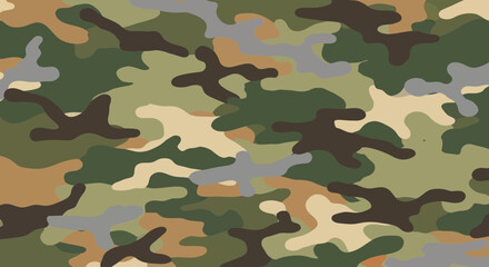 Fototapeta premium Camouflage Pattern Texture Background