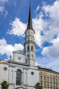 St. Michael's Church, located at Michaelerplatz in Vienna, Austria