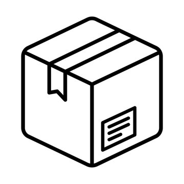 package shipping delivery line icon