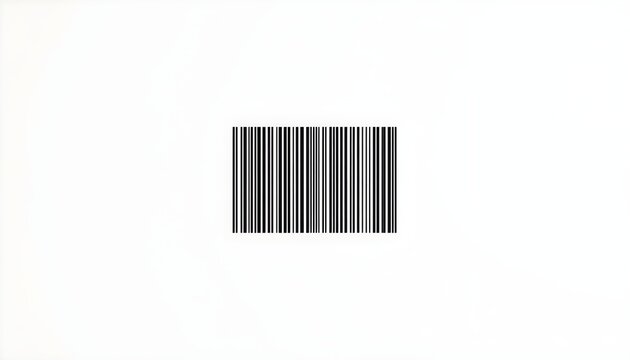 A barcode symbol isolated on white background. Perfect for retail business and commerce concepts.