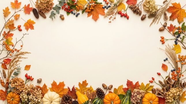 Halloween autumn leaf pile with orange red and yellow maple