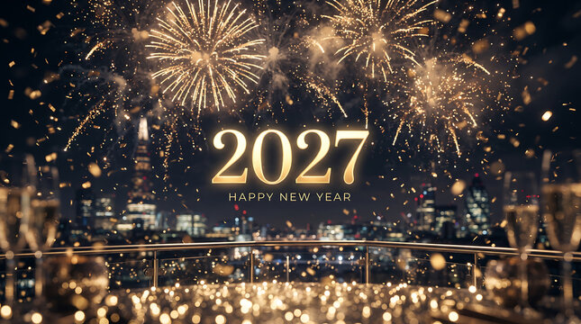 New Year 2027 fireworks