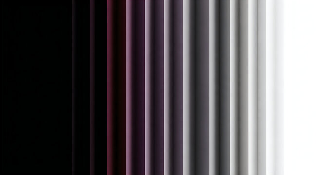 Abstract background featuring vertical lines with a smooth gradient transition from deep black to bright white