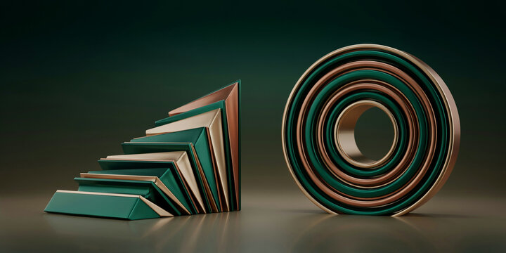 A futuristic abstract 3D composition featuring three stacked triangular prism forms arranged vertically, rendered in translucent lilac glass with polished edges and rainbow-like reflections.