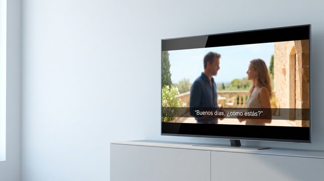 Learning Spanish Through Subtitles on Television at Home