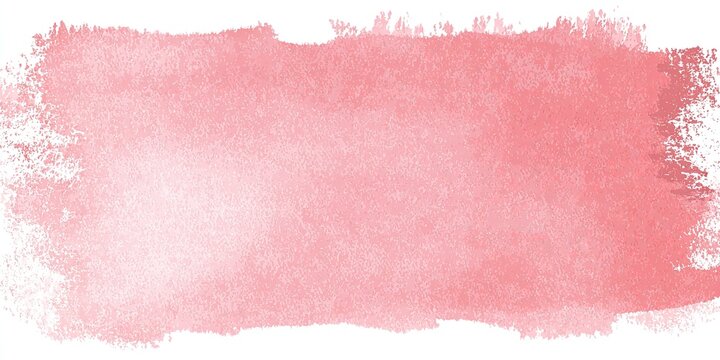 Pink watercolor splash brush stroke background, abstract textured banner